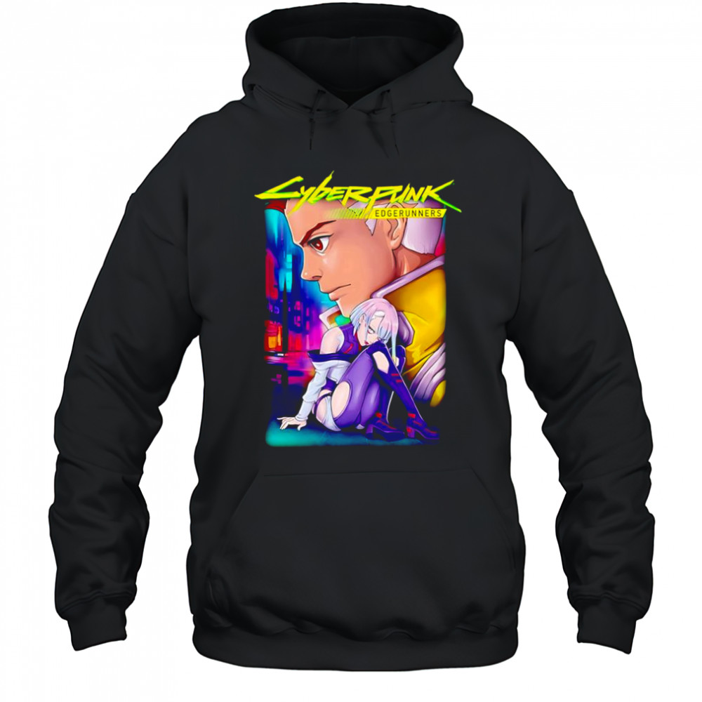 Cyberpunk Edgerunners David Martinez and Lucyna Kushinada graphic shirt Hoodie