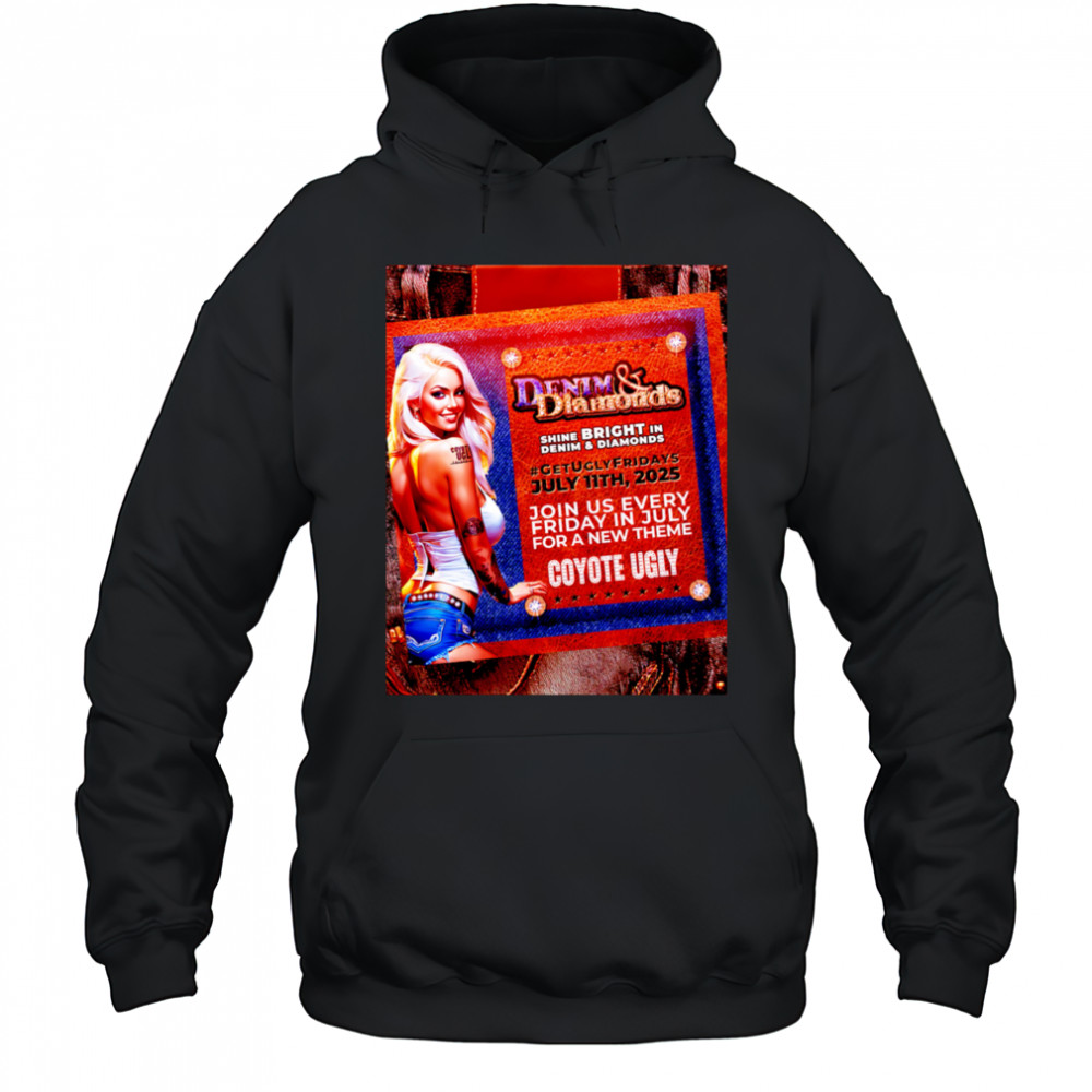 Denim and Diamonds coyote ugly shirt Hoodie