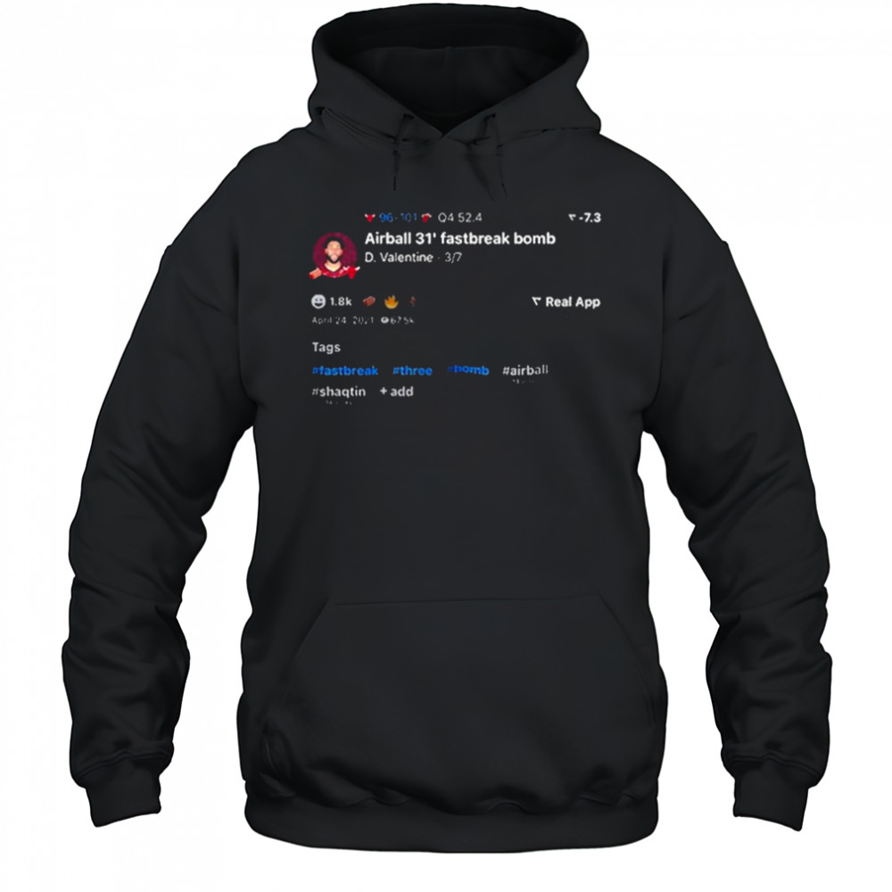 Denzel Valentine Airball 31 Fastbreak Bomb Shirt Hoodie
