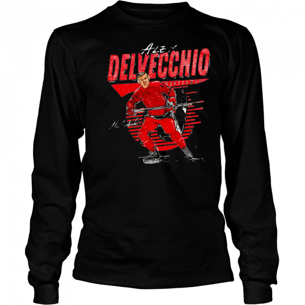 Detroit Red Wings x Alex Delvecchio Limited Edition shirt Long Sleeved