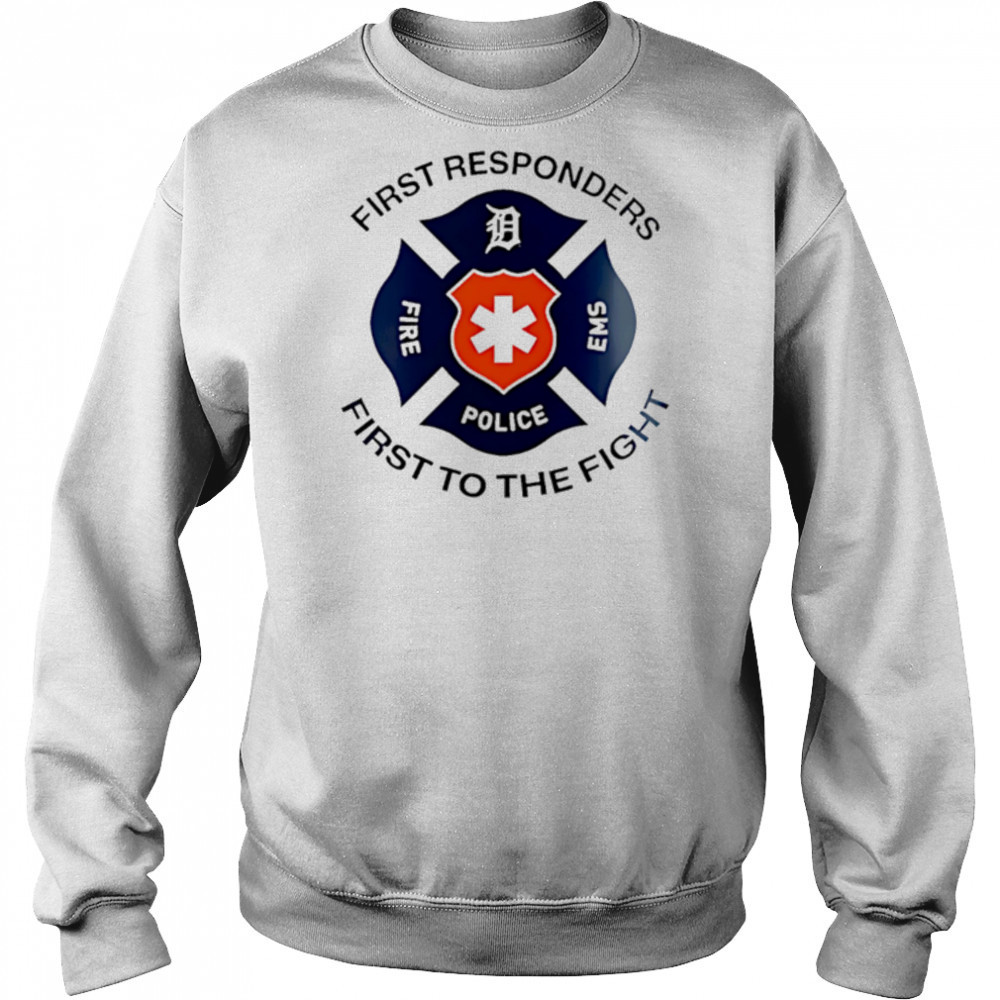 Detroit Tigers x First Responders 2025 Special Baseball shirt Hoodie