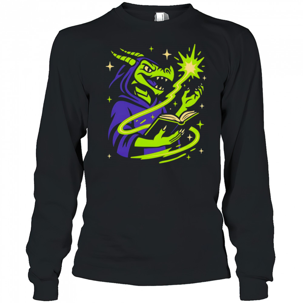Dragon wizard shirt Long Sleeved