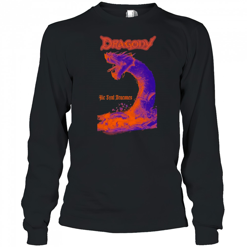 Dragony Hic Svnt Dracones T-shirt Long Sleeved