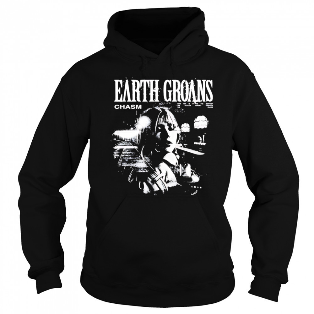 Earth Groans Chasm graphic retro shirt Sweatshirt