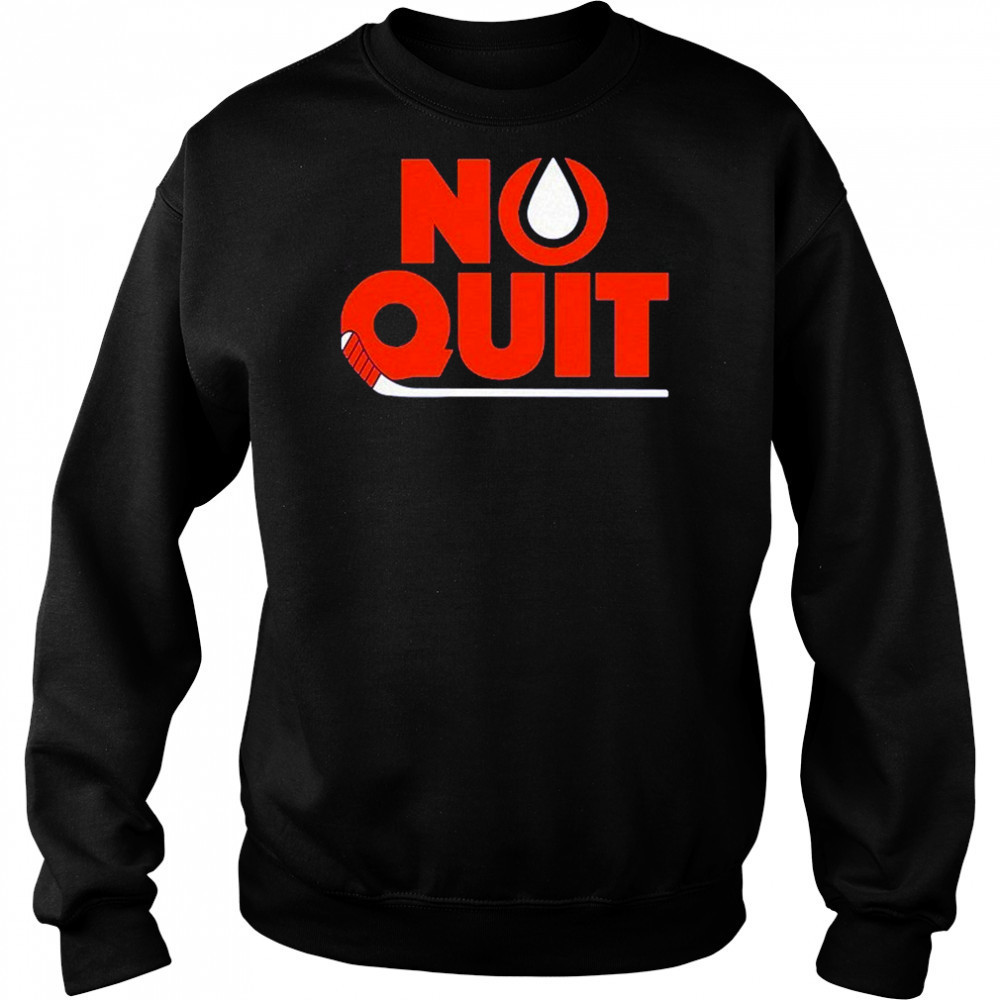 Edmonton Oilers No Quit T-shirt Hoodie