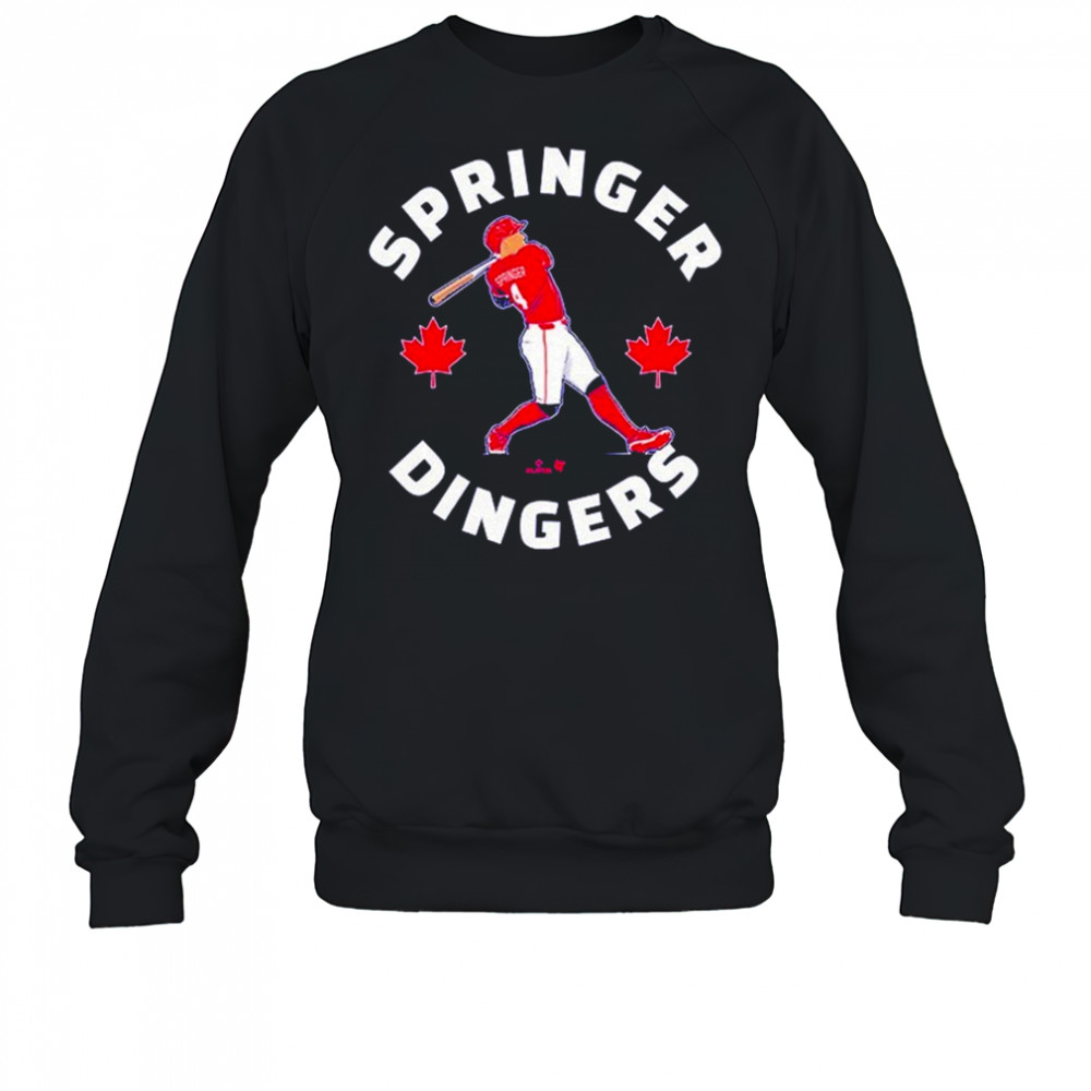 George Springer Canada Day Dingers T-shirt Sweatshirt