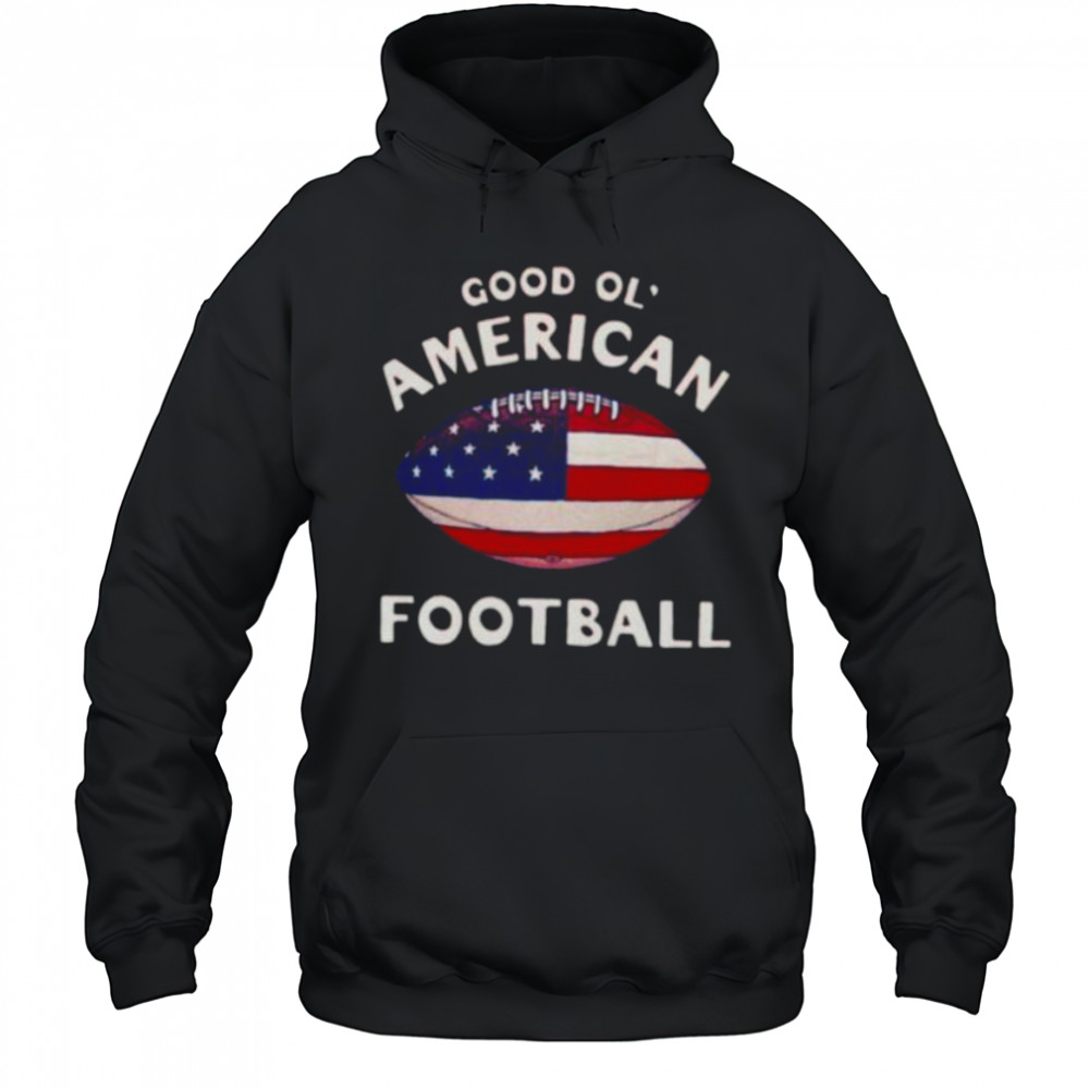 Good Ol’ American football flag shirt Hoodie