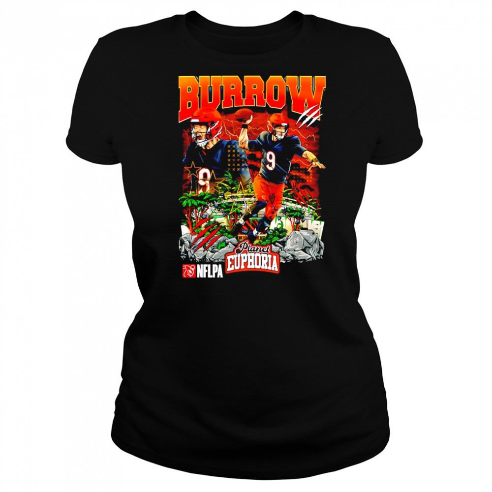 Joe Burrow #9 Cincinnati Bengals Football comic shirt Women's T-shirt