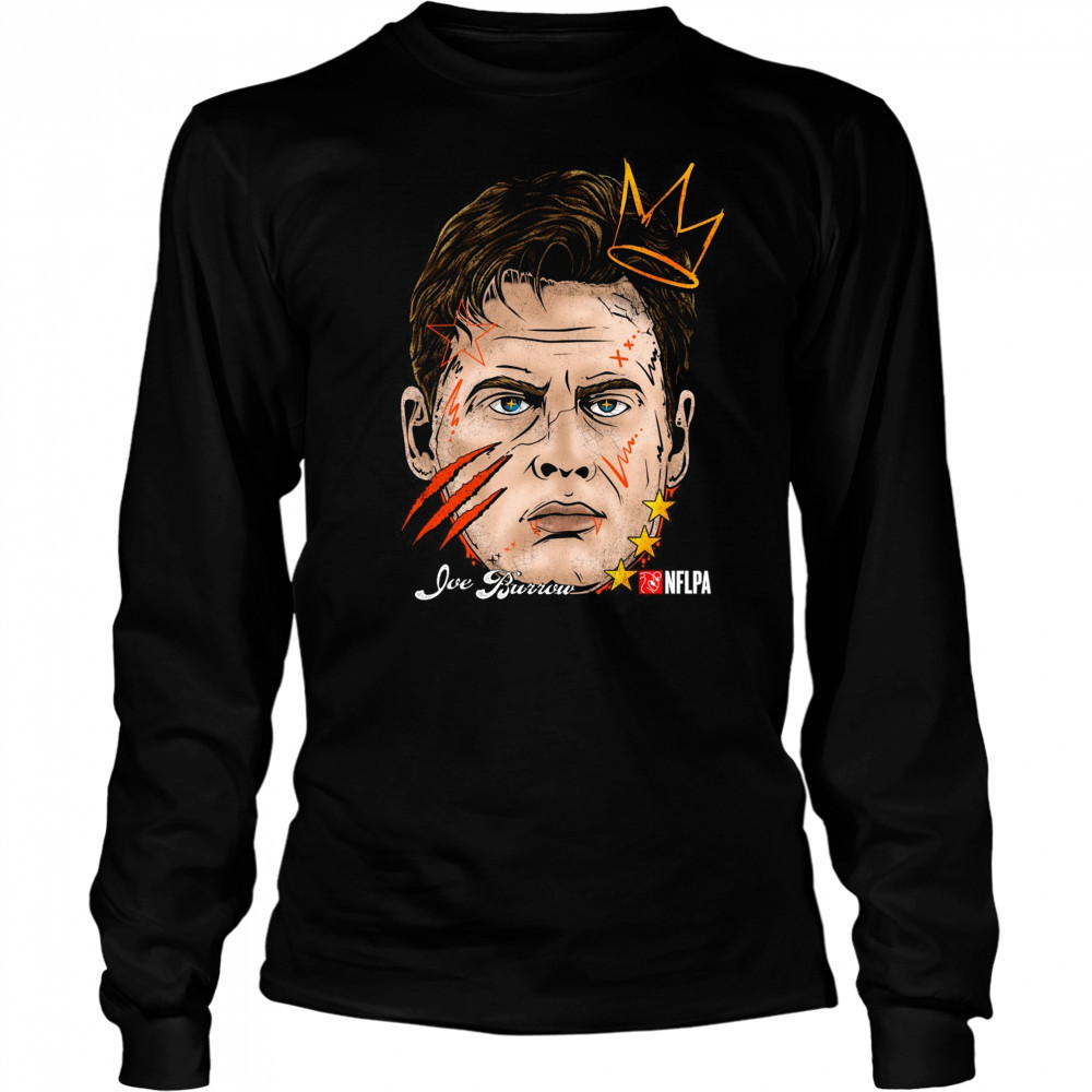 Joe Burrow Cincinnati Bengals Big Head comic shirt Long Sleeved