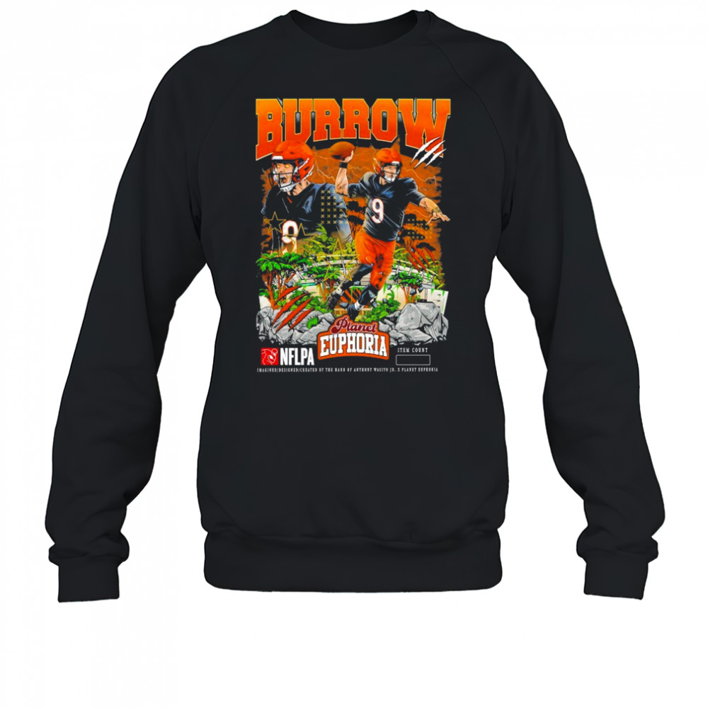 Joe Burrow NFLPA Planet Euphoria T-shirt Sweatshirt