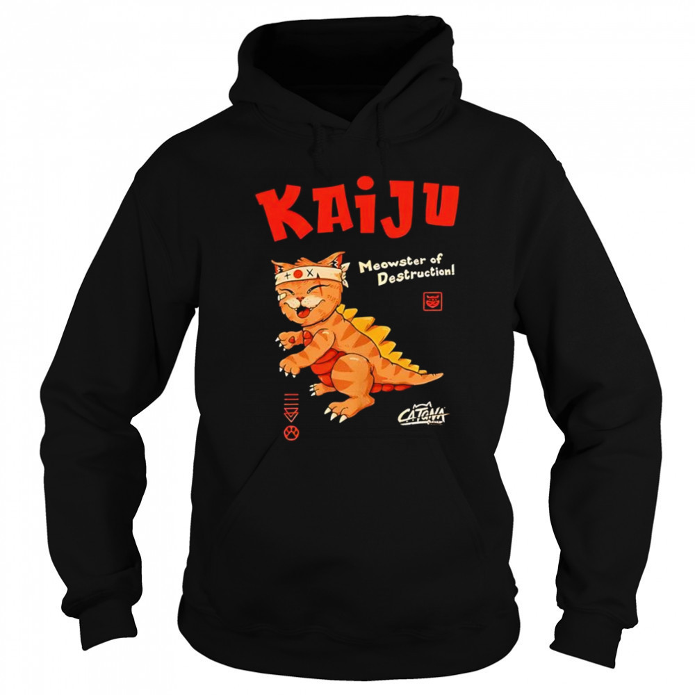 Kaiju Meowster of Destruction shirt Sweatshirt