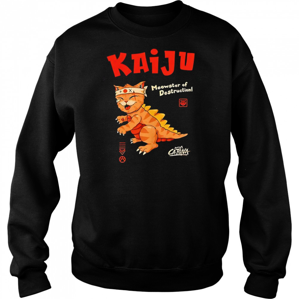 Kaiju Meowster of Destruction shirt Hoodie