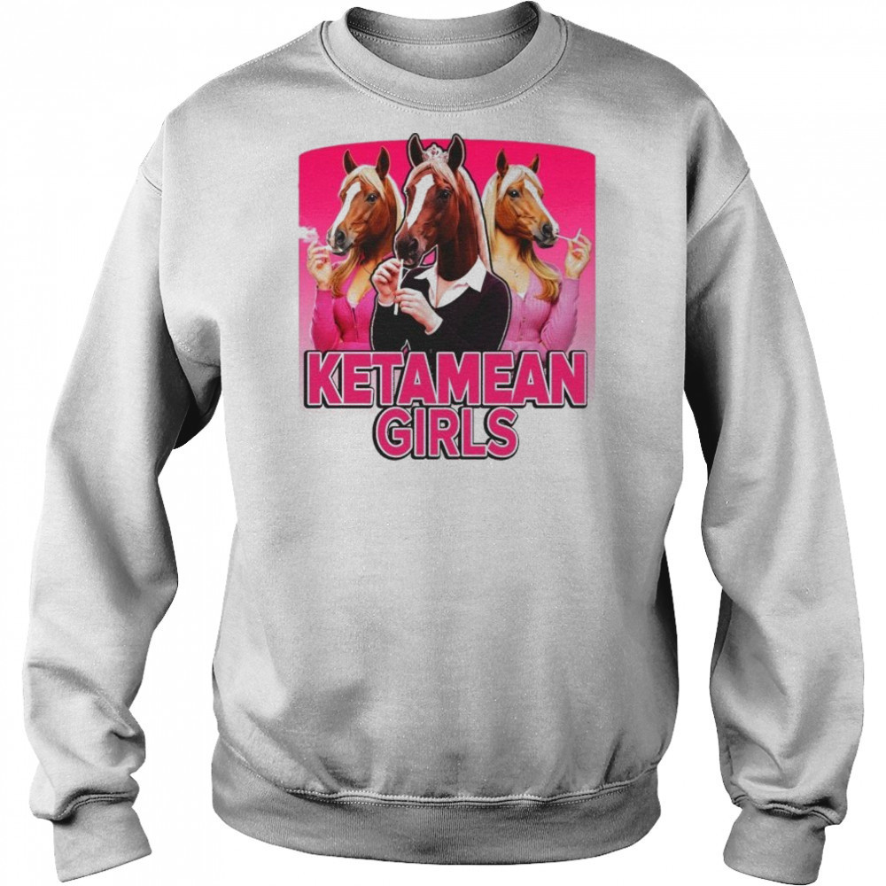 Ketamean Girls Horse Cigarettes T-shirt Hoodie