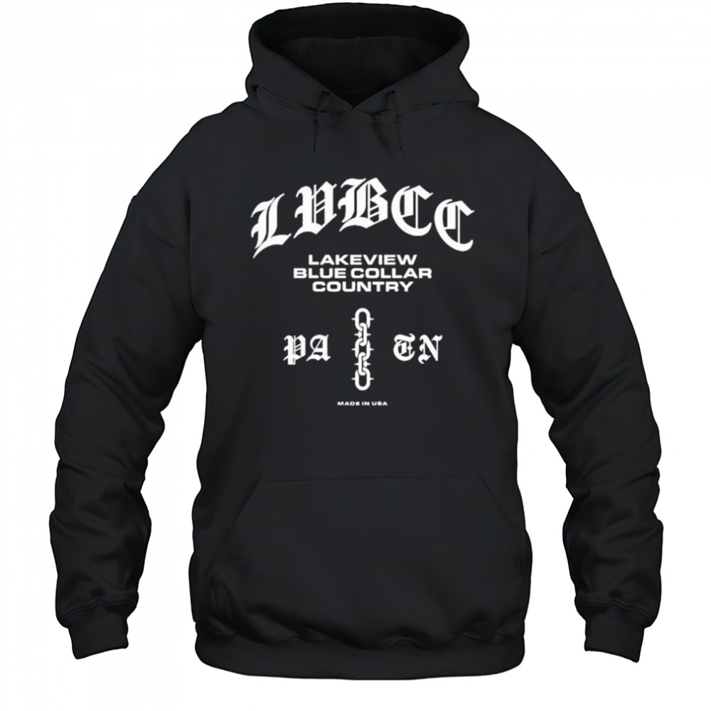 Lakeview Blue Collar Country T-Shirt Hoodie