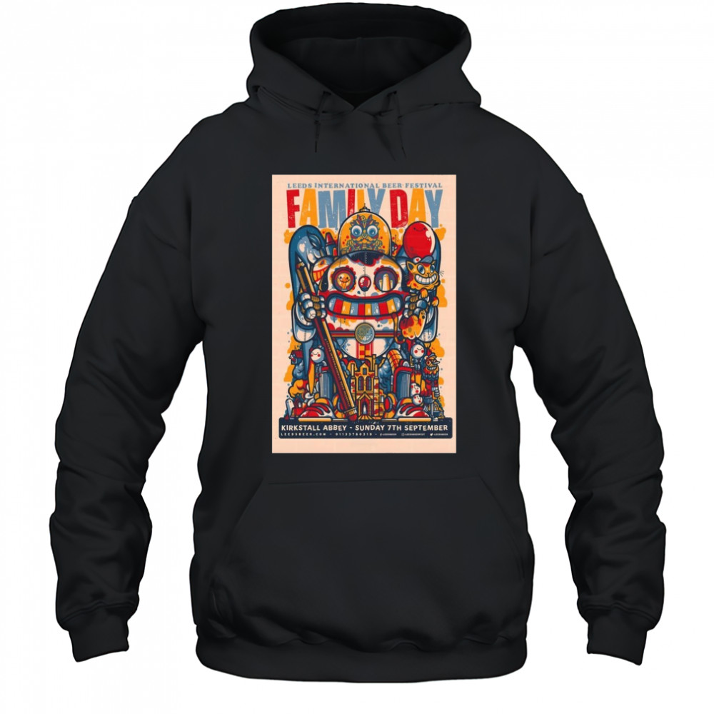 Leeds International Beer Festival Family Day 2025 Poster T-Shirt Hoodie