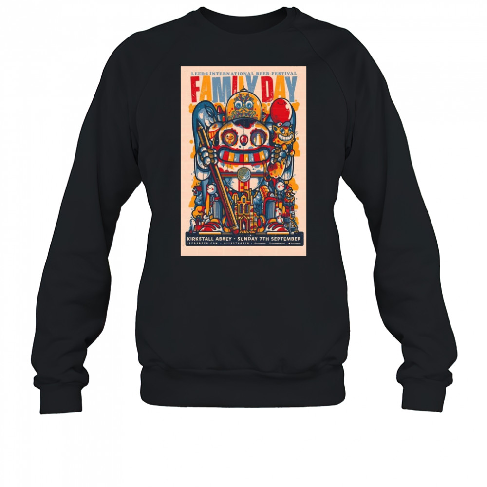 Leeds International Beer Festival Family Day 2025 Poster T-Shirt Sweatshirt