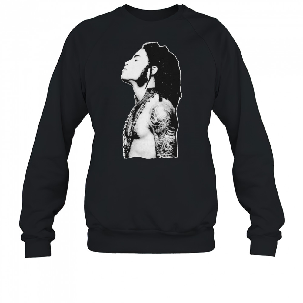 Lenny Kravitz Profile Outline T-shirt Sweatshirt