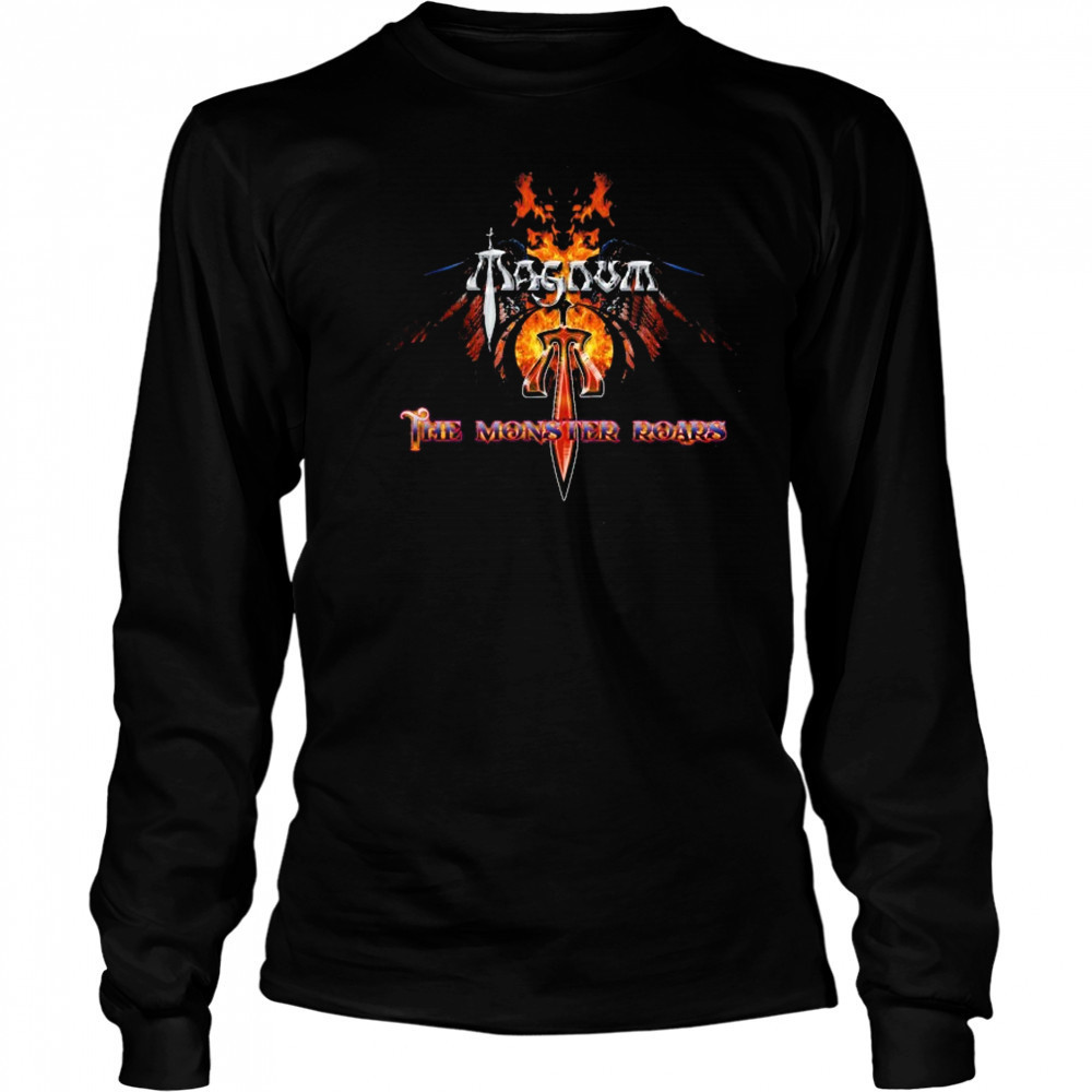 Magnum The Monster Roars T-shirt Long Sleeved