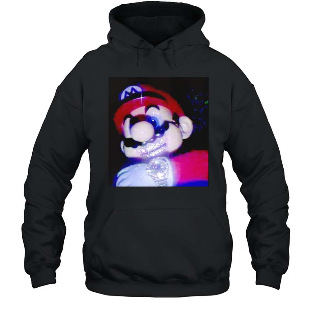 Mario mushrooms bust down shirt Hoodie