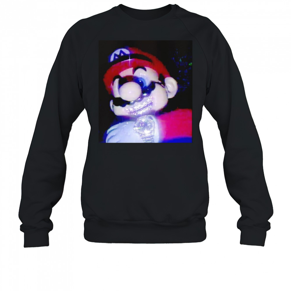 Mario mushrooms bust down shirt Sweatshirt
