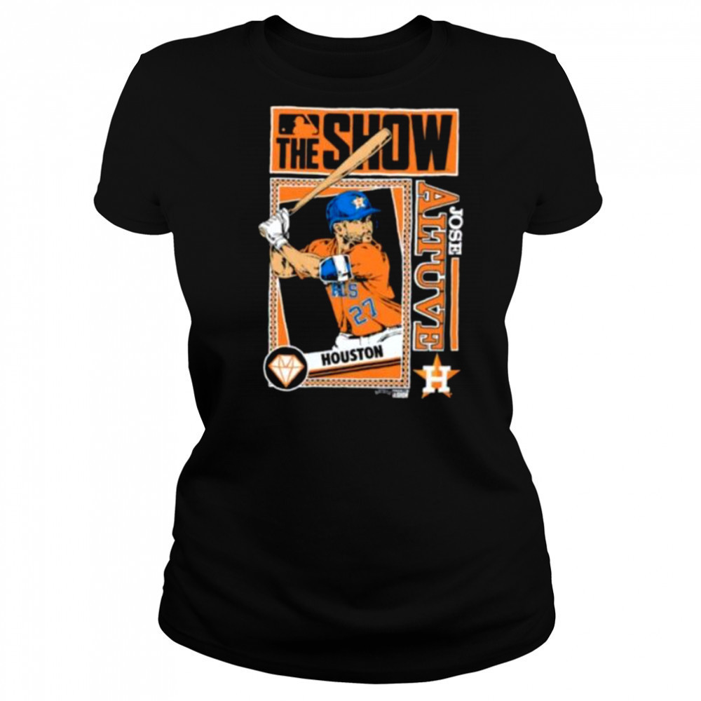 MLB The Show Houston Astros Jose Altuve comic shirt Women's T-shirt