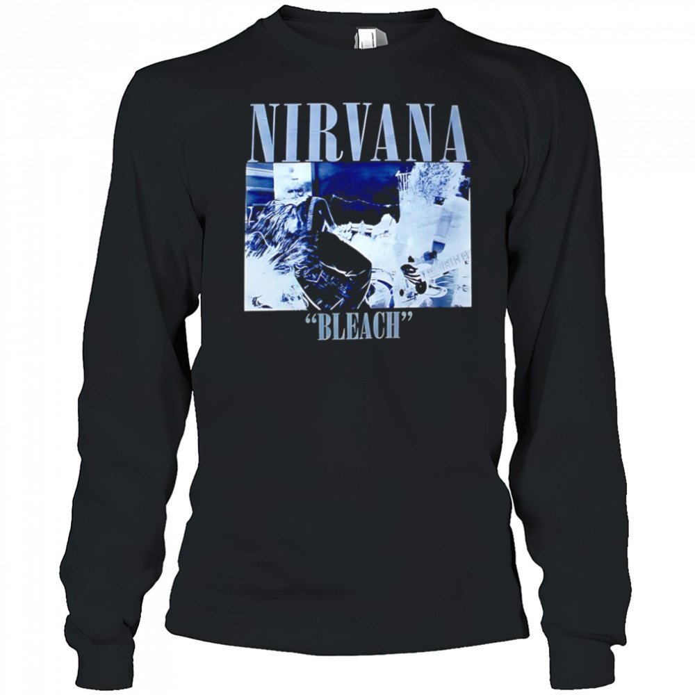 Nirvana Bleach retro shirt Long Sleeved
