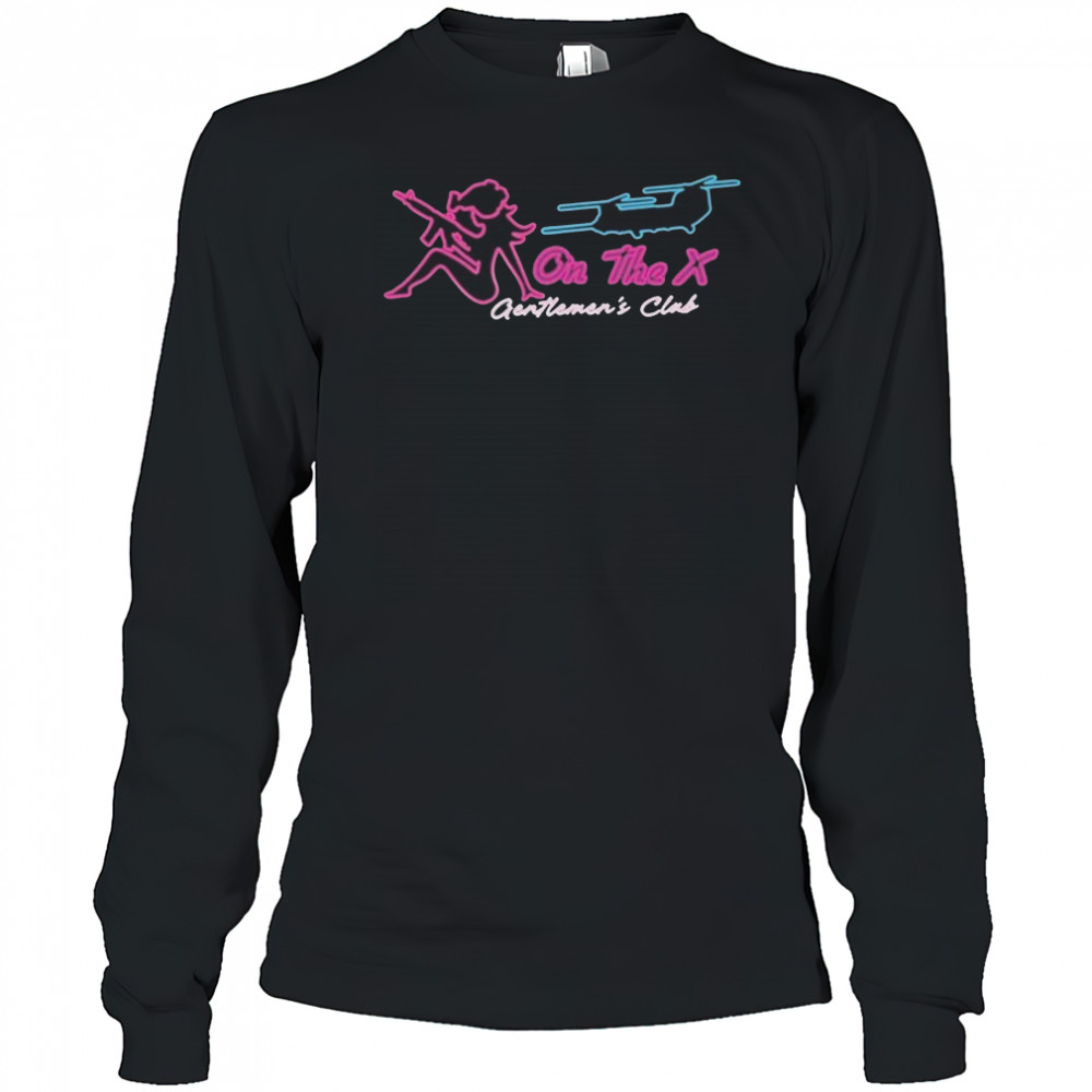 On The X Gentlemen’s Club T-shirt Long Sleeved