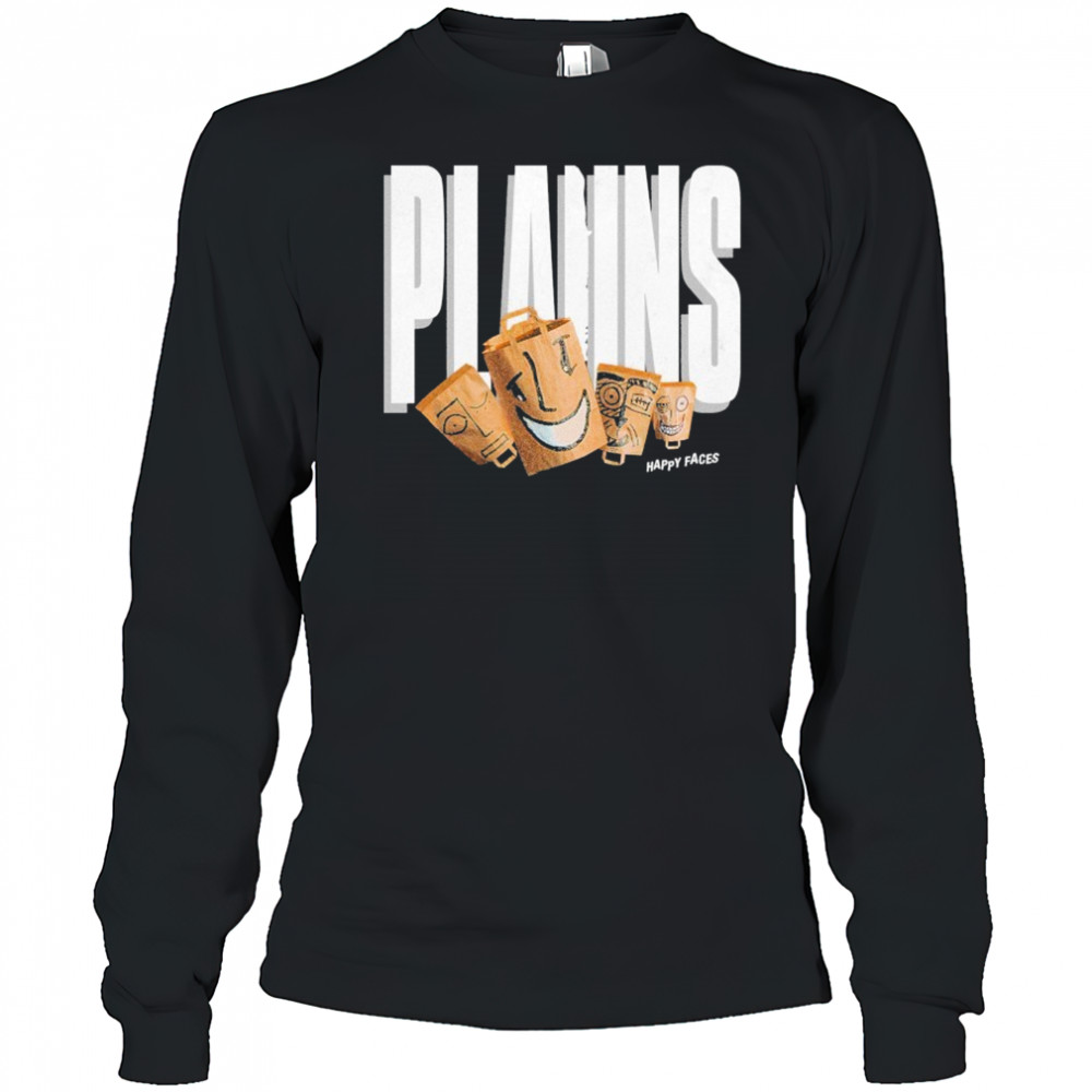Plaiins Happy Faces T-shirt Long Sleeved