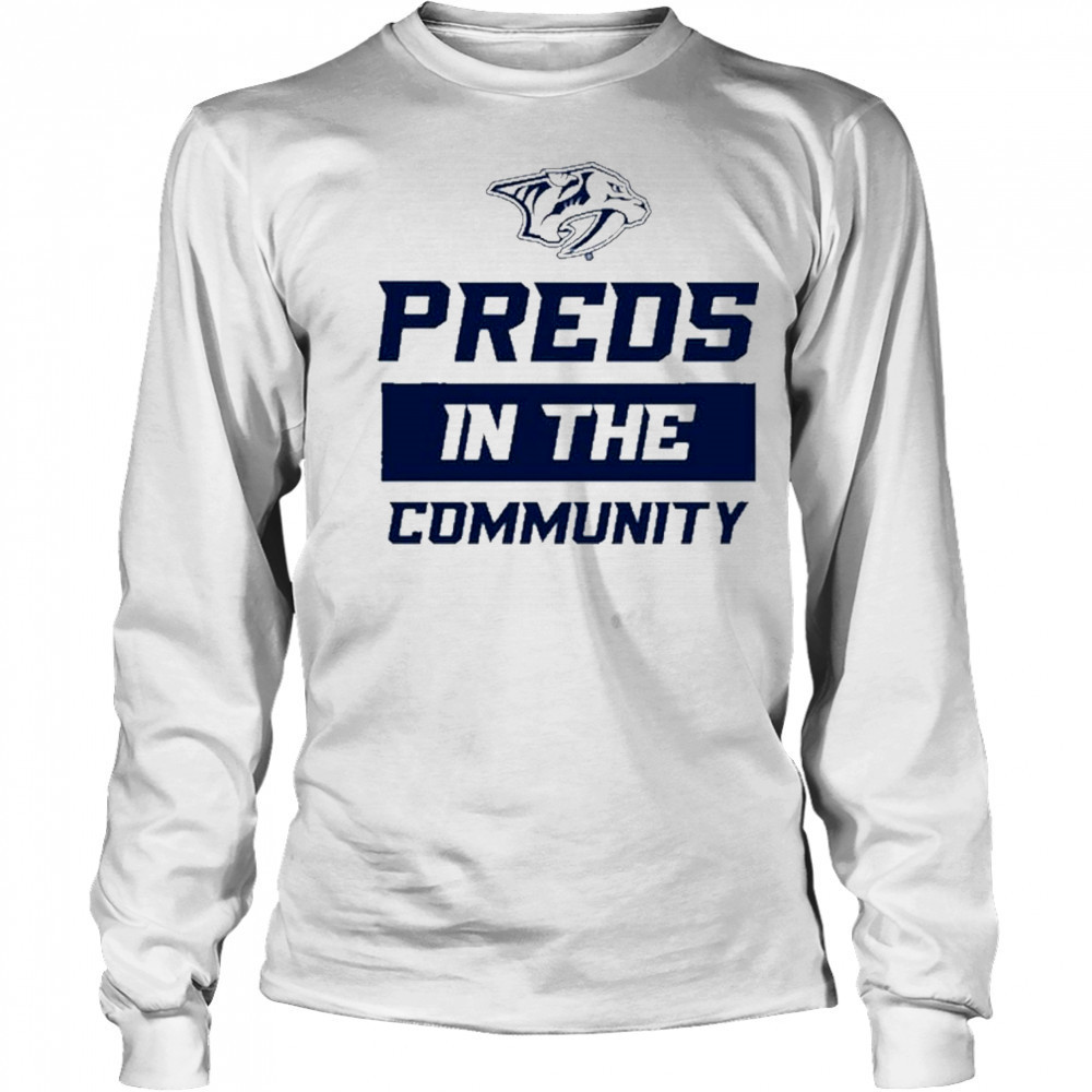Preds In The Community T-Shirt Long Sleeved