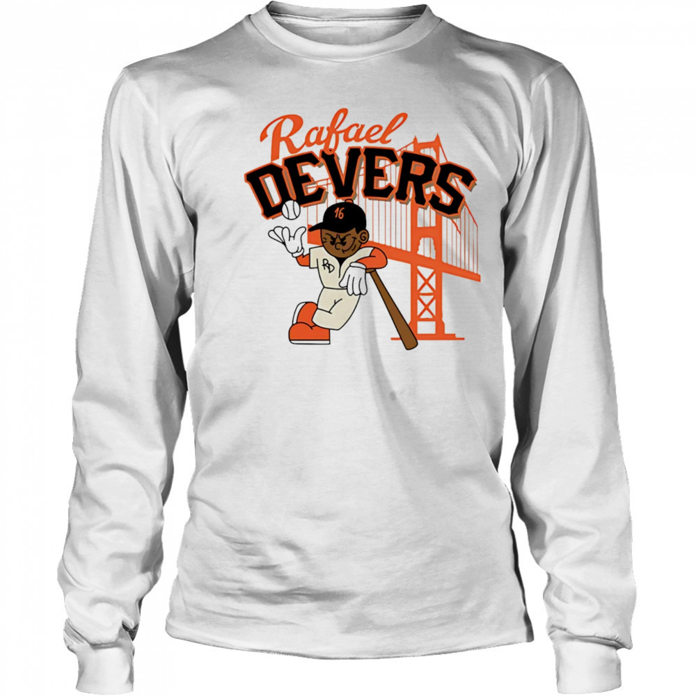 Rafael Devers San Francisco Giants Baseball Mid Summer cartoon T Shirt Long Sleeved