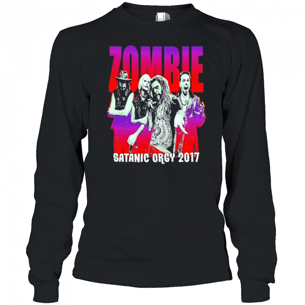 Rob Zombie Dreads Dateback 2017 T-shirt Long Sleeved