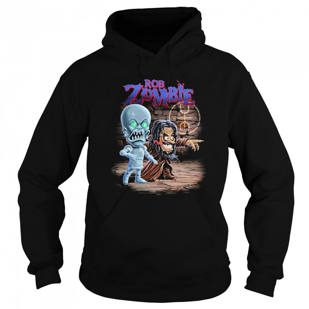 Rob Zombie Rob And Robot T-shirt Sweatshirt