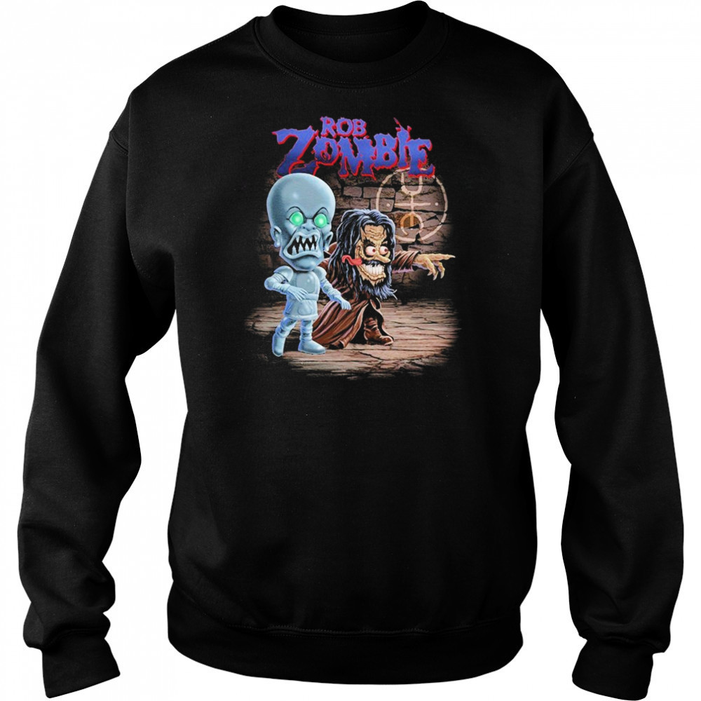 Rob Zombie Rob And Robot T-shirt Hoodie