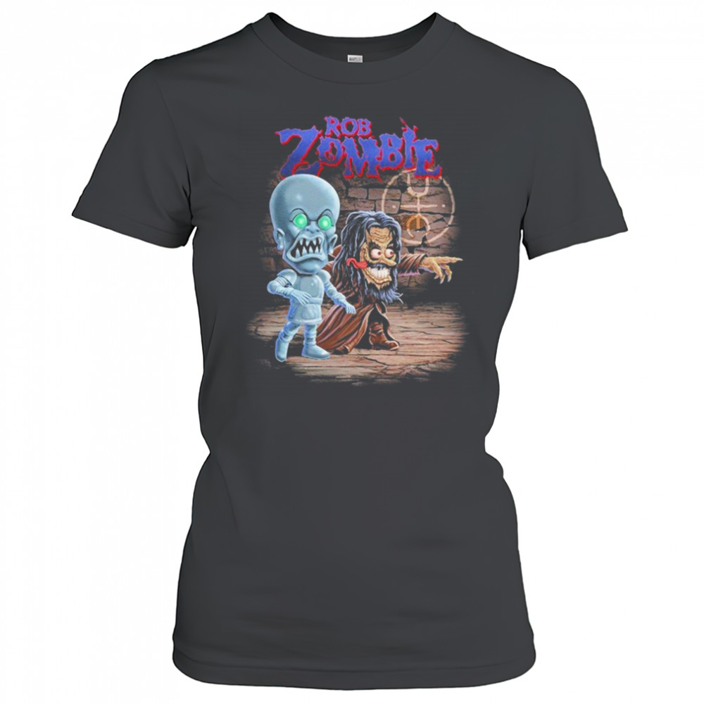 Rob Zombie Rob And Robot T-shirt Women's T-shirt