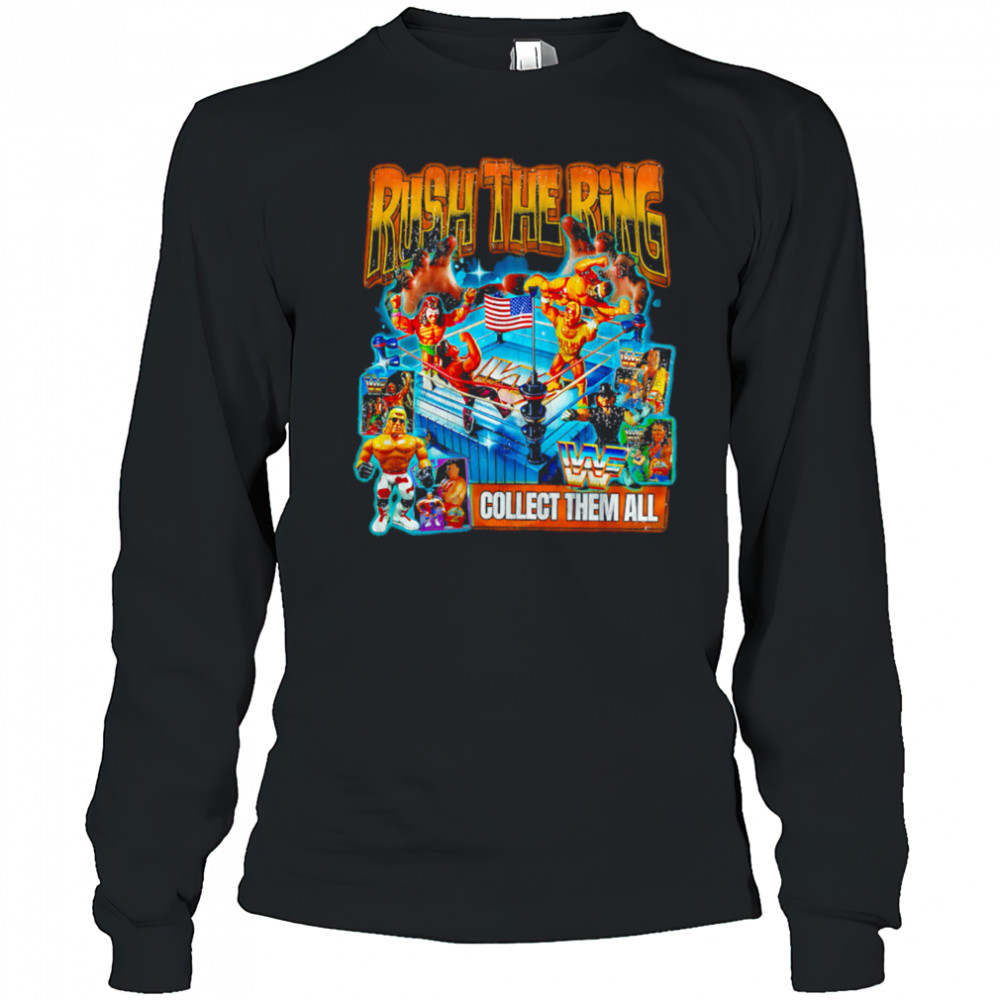 Rush To The Ring Collect Them All vintage shirt Long Sleeved