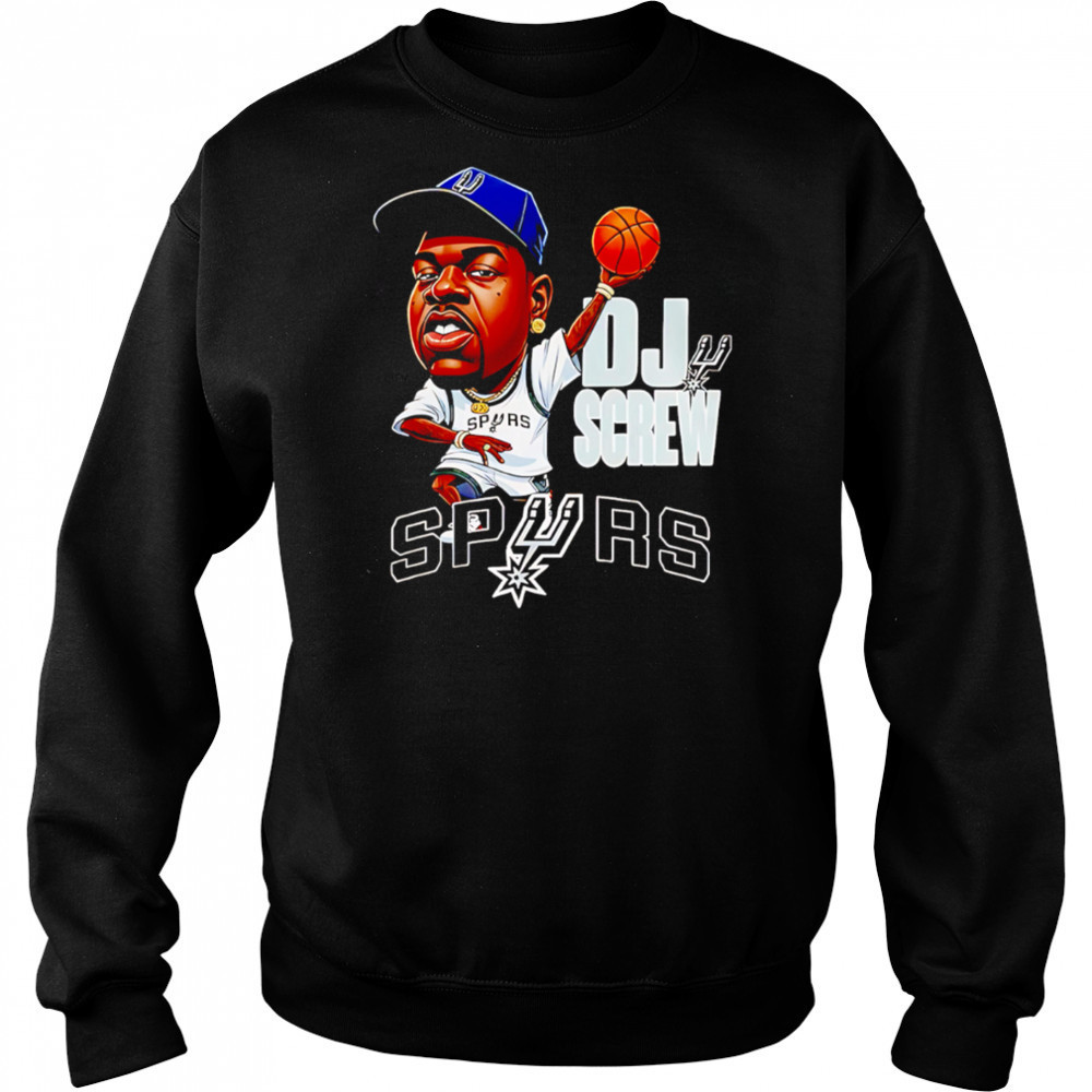 San Antonio Spurs x DJ Screw Limited Edition shirt Hoodie
