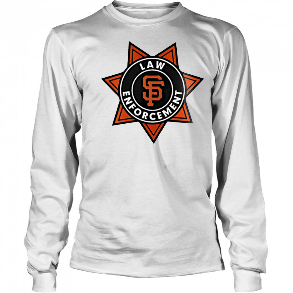 San Francisco Giants Law Enforcement Appreciation Night 2025 logo shirt Long Sleeved