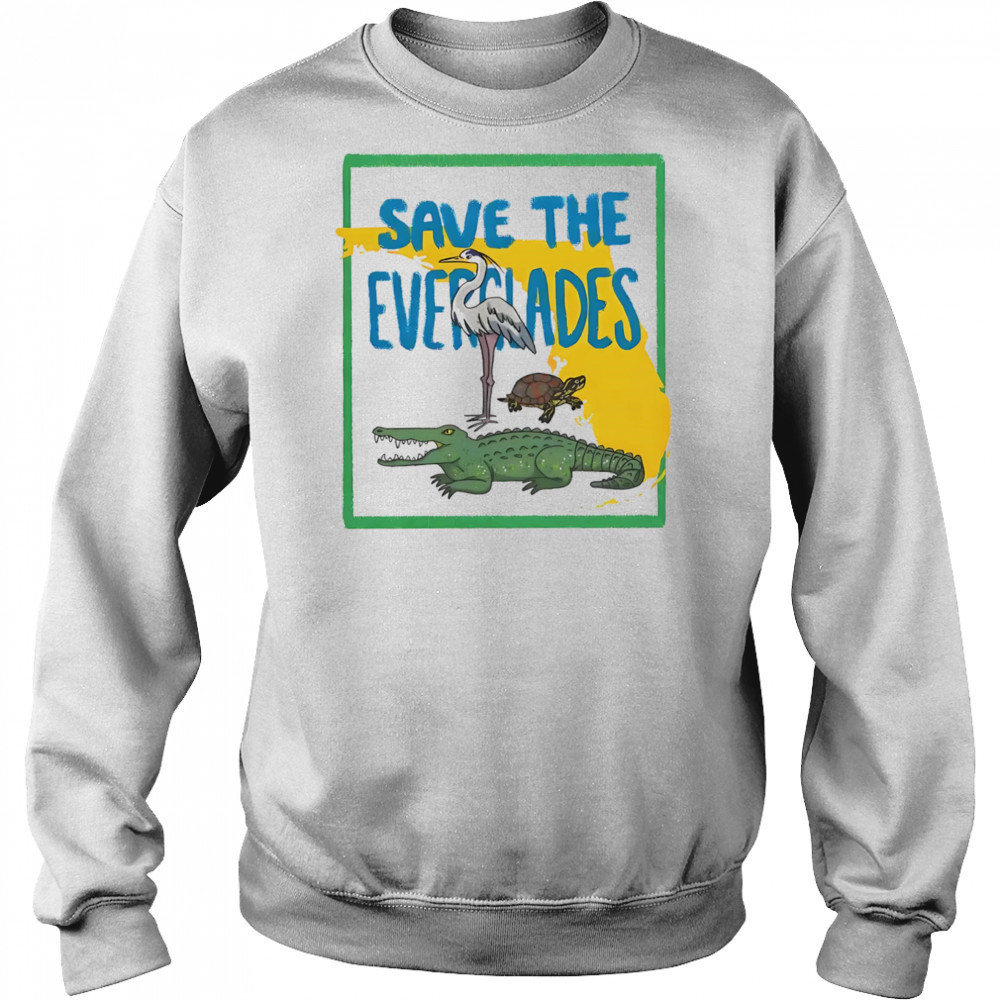 Save the Everglades Alligator shirt Hoodie