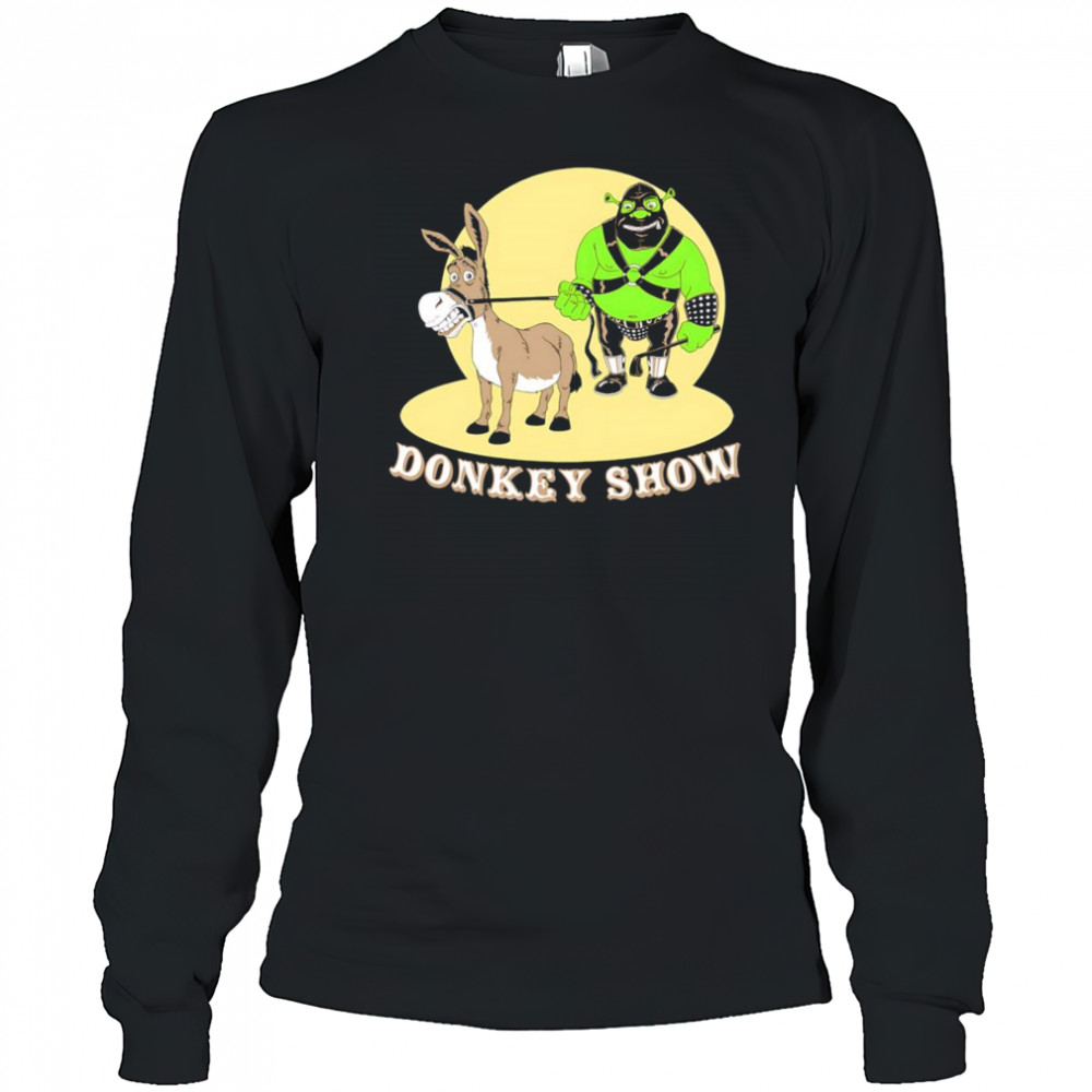 Shrek donkey show shirt Long Sleeved
