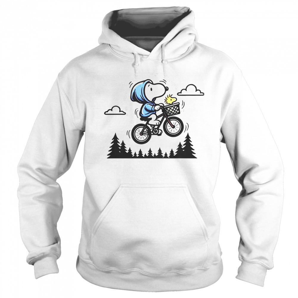 Snoopy Woodstock Fly To The Moon T-Shirt Sweatshirt