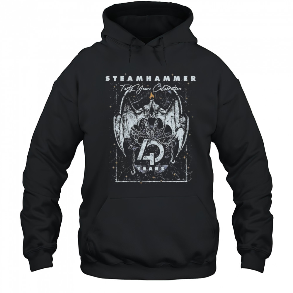 Steamhammer 40 Years T-shirt Hoodie