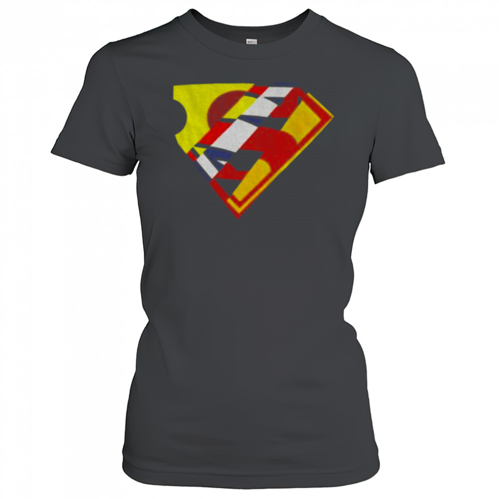 Superman mixed logo shirt Women's T-shirt