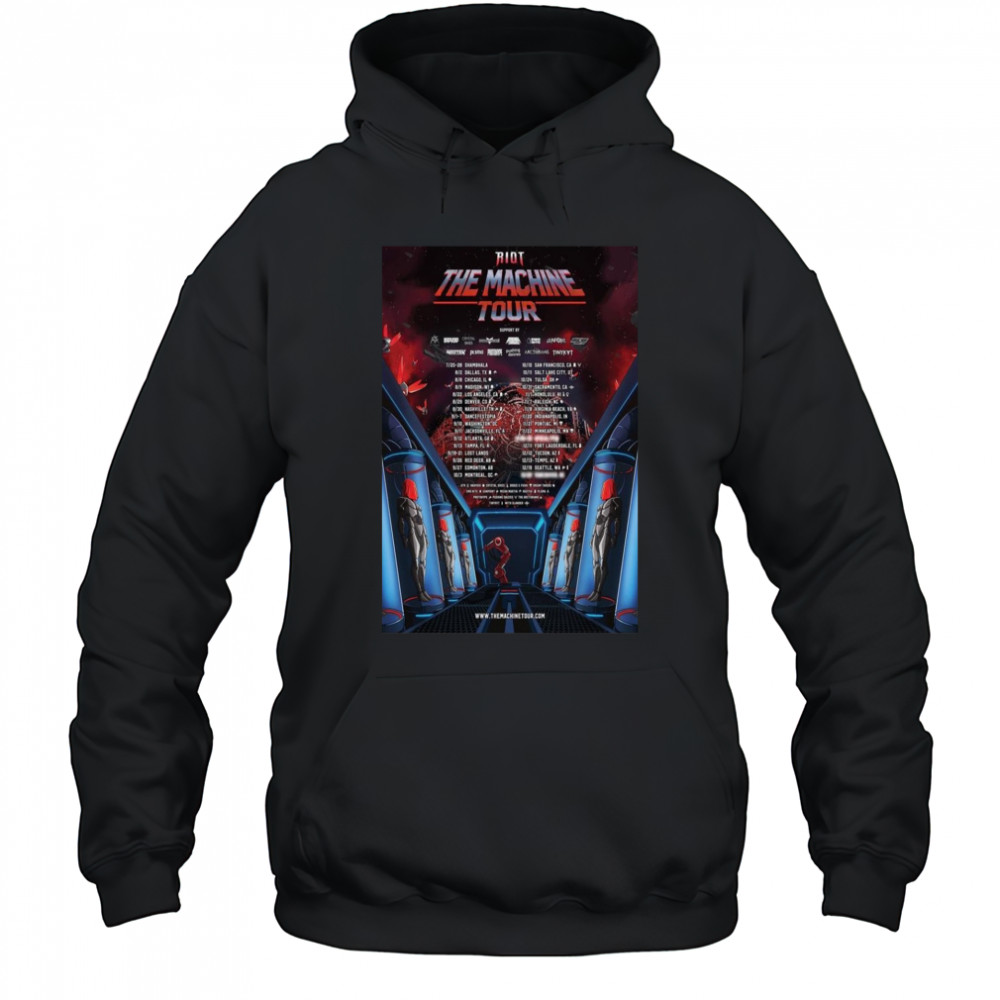 The Machine Tour 2025 RIOT Poster T-Shirt Hoodie