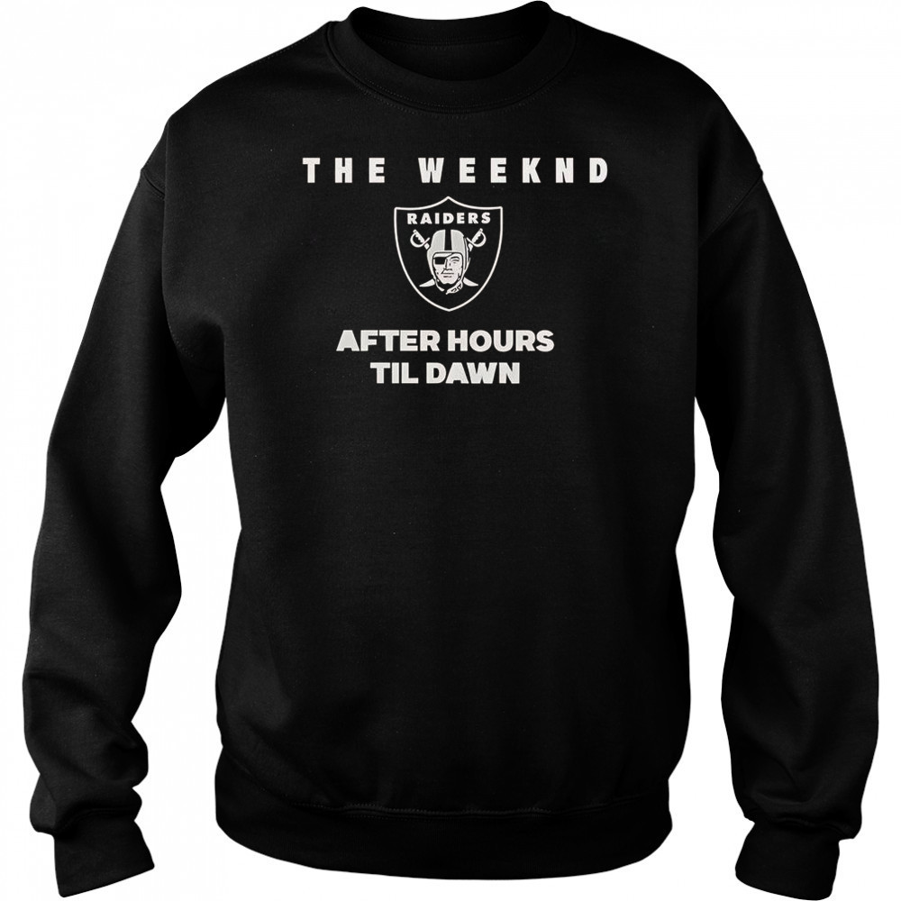 The Weeknd After Hours Til Dawn Las Vegas Raiders T-Shirt Hoodie