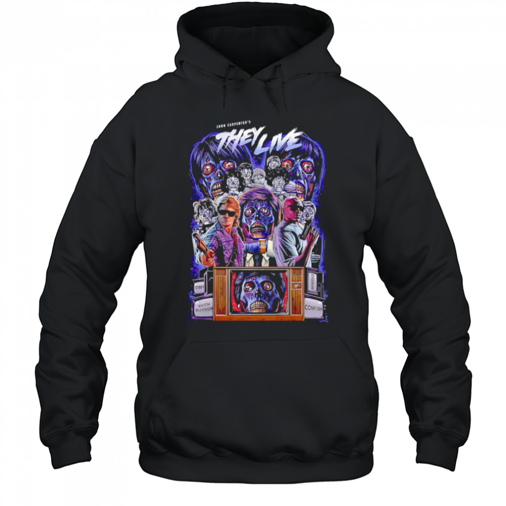 They Live John Carpenter graphic shirt Hoodie