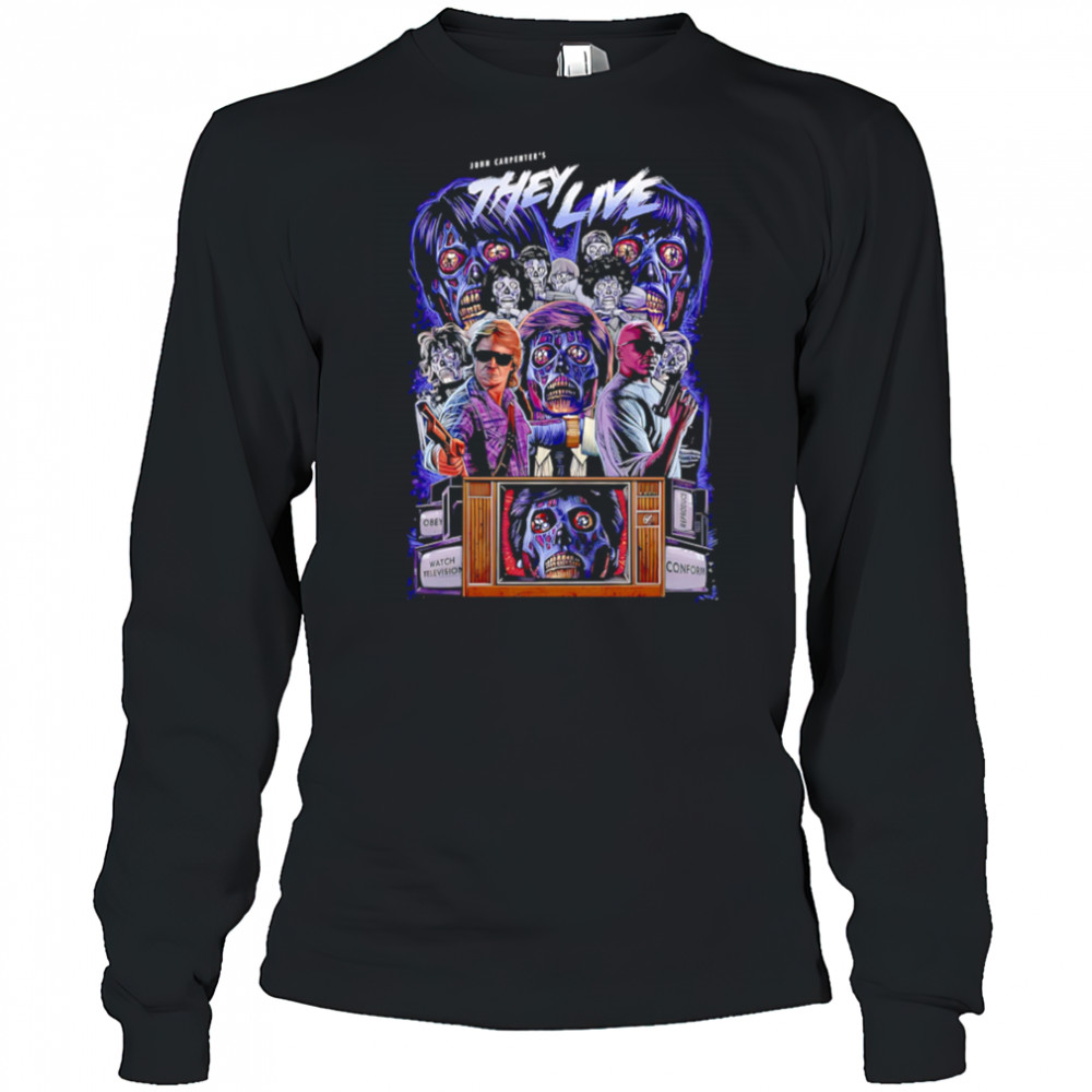 They Live John Carpenter graphic shirt Long Sleeved