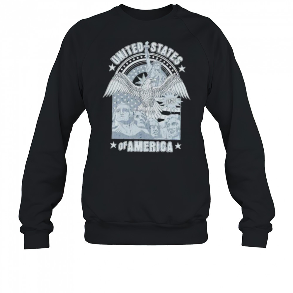 United States of America Mount Rushmore Eagles Liberty shirt Sweatshirt