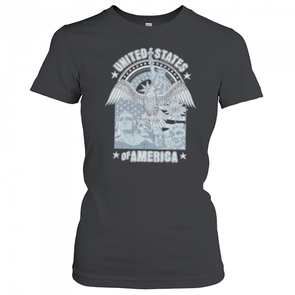 United States of America Mount Rushmore Eagles Liberty shirt Women's T-shirt