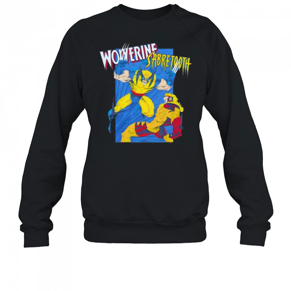 X Men Wolverine Vs Sabretooth shirt Sweatshirt