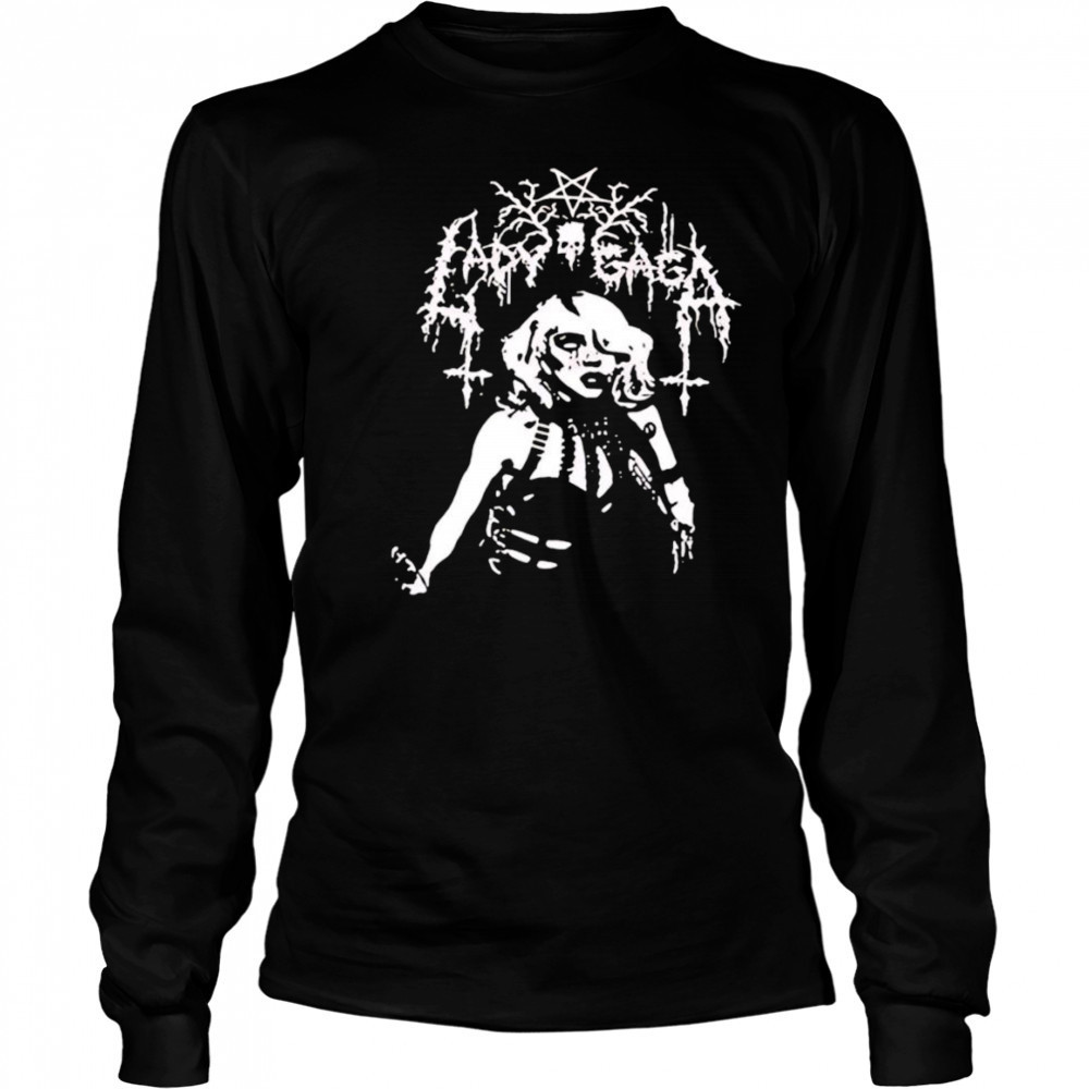 Lady Gaga death metal shirt Long Sleeved